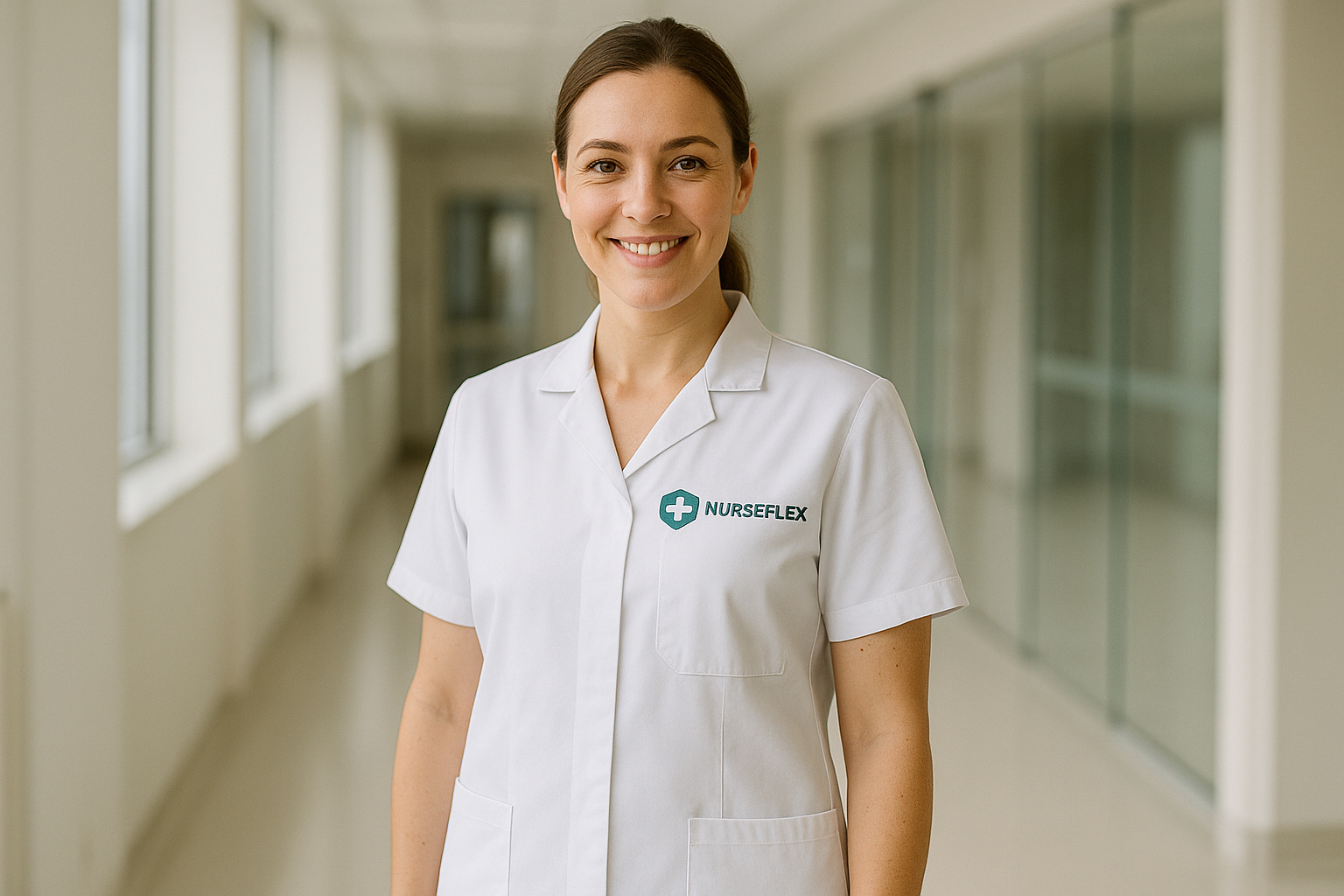 HCA Healthcare Tunic - White