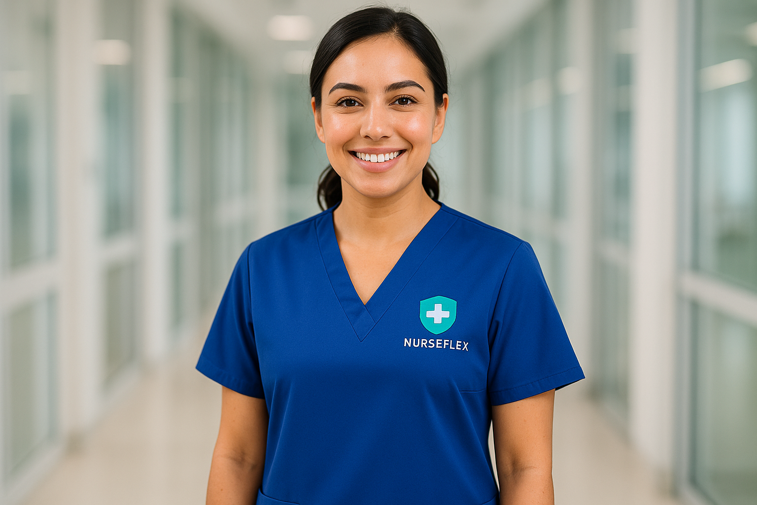 RN Healthcare Tunic - Royal Blue