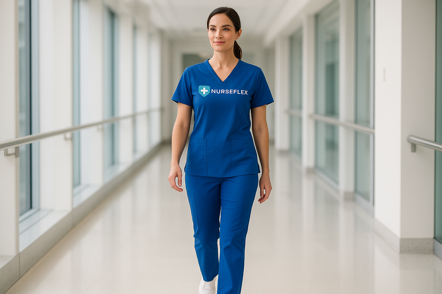 RN Scrub Pants - Royal Blue